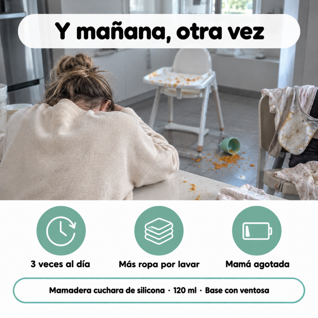 Cuchara Dosificadora de Silicona para Bebé